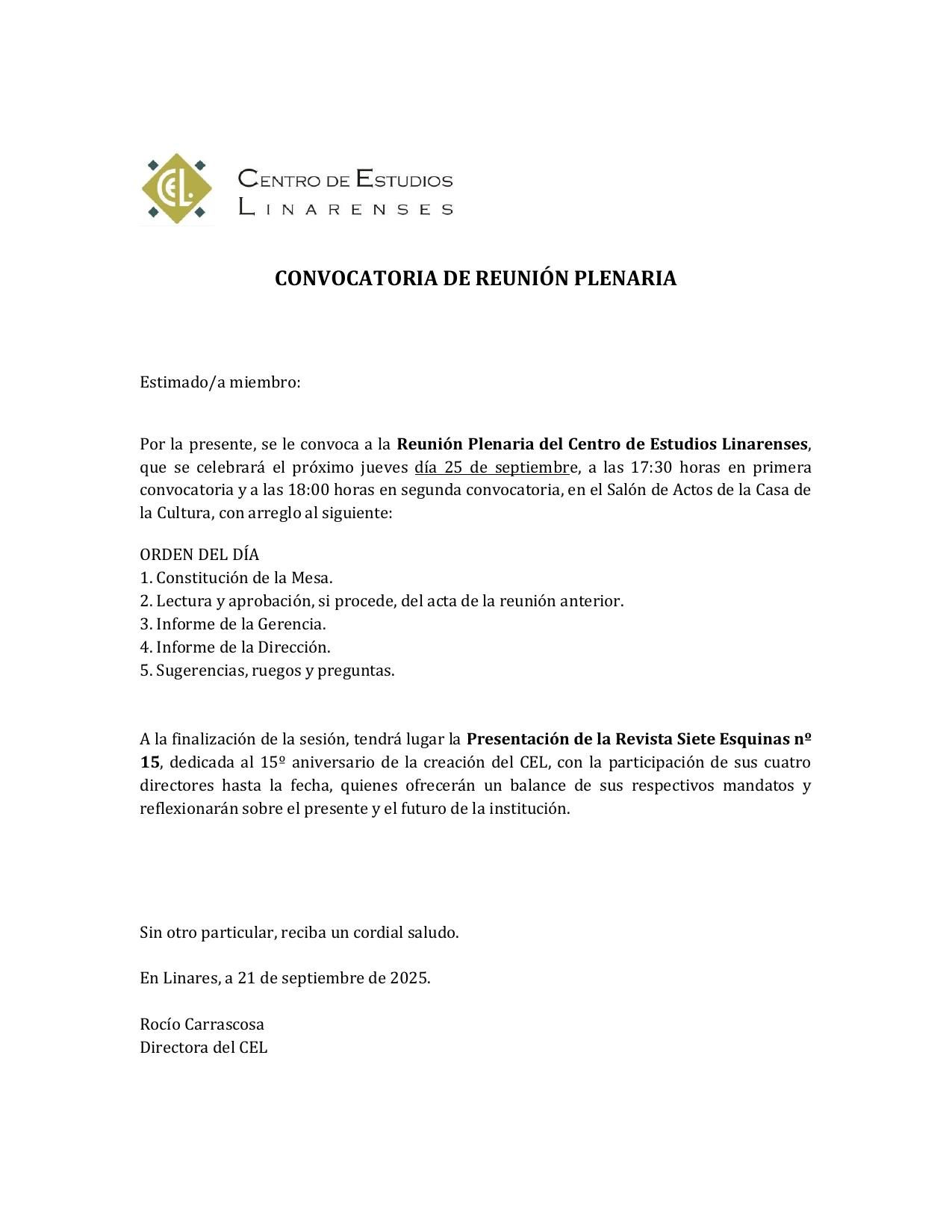 Centro de Estudios Linarenses)