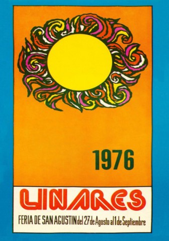 El de 1976 fue tal vez uno de los carteles que menos gustaron a la sociedad linarense. Desde el da que se present, el 18 de agosto de 1976, muchas fueron las crticas que recibi. En los bares de la ciudad fueron numerosas las voces que le buscaron el chiste fcil, considerando que era una crtica al girasol, o que lo que pretenda el Ayuntamiento era darles calor . A nadie, o a casi nadie, le gust el cartel, porque no llamaba la atencin ni deca nada que pudiera relacionarse con nuestra ciudad. Varios das despus, recogen los peridicos provinciales, aparecieron versiones realizadas con rotulador por parte de artistas espontneos. Lo que en principio pareca un girasol fue visto como un redondel de una plaza de toros y all clavaron un par de banderillas, una montera y un capote. Ms abajo, queriendo dejar constancia de la vida minera, dibujaron una cabria y en homenaje a Andrs Segovia una guitarra.